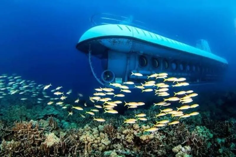 Submarine Dive to 45 Metres